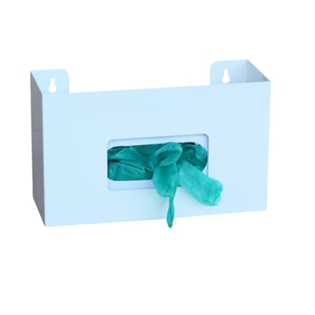 Painted White Square Cut Glove Box Holder (Single)